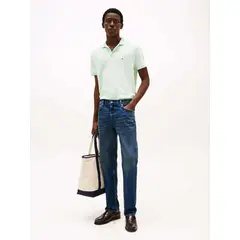 TOMMY HILFIGER - Polo verde de corte regular