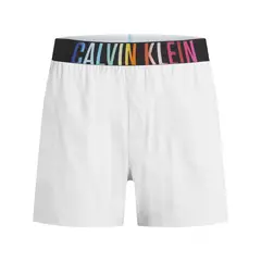 CALVIN KLEIN - Shorts blanco blanco de estar en casa - Intense Power Pride