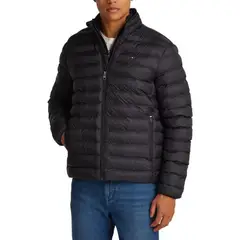 TOMMY HILFIGER - Chaqueta negra Packable