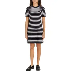 TOMMY HILFIGER - Vestido azul con diseño de rayas