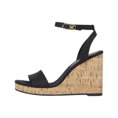 TOMMY HILFIGER - Sandalias negro de cuña media