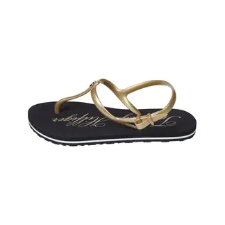 TOMMY HILFIGER - Sandalias dorado Signature con logo