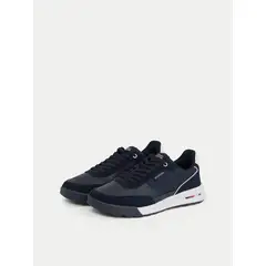 TOMMY HILFIGER - Tenis azul deportivas de Cuero Classics