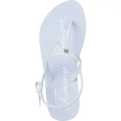 TOMMY HILFIGER - Sandalias celeste Signature con logo