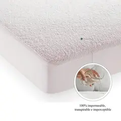 GENERICO - Protector de Colchón 100% Impermeable Calidad Premium Cama Doble
