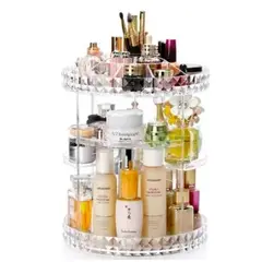 GENERICO - Organizador Maquillaje Cosmeticos Giratorio 360º Elegante