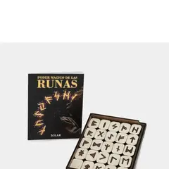 EDITORIAL SOLAR - PODER MÁGICO DE LAS RUNAS ( 25 RUNAS EN MDF)