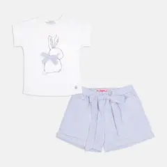 BUBBLE GUMMERS - Conjunto Para Niña Bubblegummers Crema Maura
