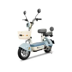 GENERICO - Bicicleta Eléctrica Recargable Silver Azul