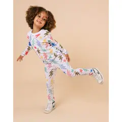 DOSOJOS - Pijama para niños y niñas en algodón peruano estampado rayos
