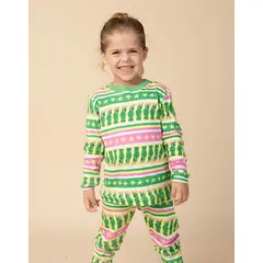 DOSOJOS - Pijama para niñas y niños en 100% algodón peruano - Cacatúas