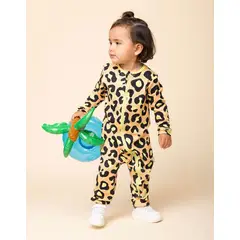 DOSOJOS - Pijama para bebés de Animal Print en 100% algodón peruano