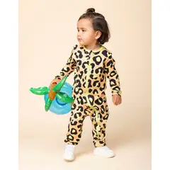 DOSOJOS - Pijama para bebés de Animal Print en 100% algodón peruano