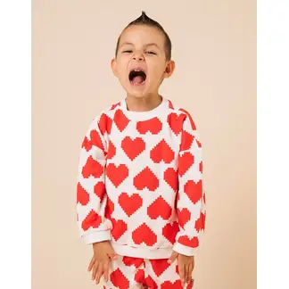 DOSOJOS - Buzo unisex en 100% algodón peruano - Estampado corazones