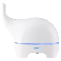 GENERICO - Difusor De Esencias Elefante Con Power Bank Y Led 120ml