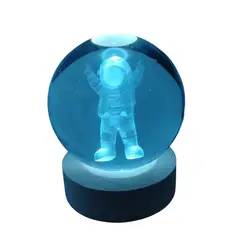 INFANTILES CAJUROMIX - Lámpara Astronauta 3d Ilumina Tu Habitación Astronauta