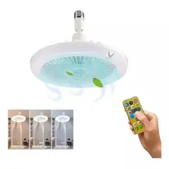 GENERICO - Ventilador con lámpara y control remoto