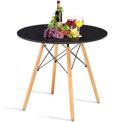 ONE PIXEL - Mesa Eames Redonda De Madera Estilo Minimalista Moderno