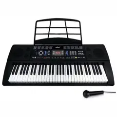 AMERICAN GENERICS - Organeta Piano Electrónico MLS-6639 61 Teclas, 128 Tonos