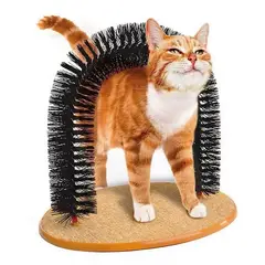 DAYOSHOP - Rascador Para Gato Masajeador Cepillo Gatos Rascador En Arco