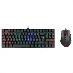 REDRAGON - Combo Gamer Teclado Mecánico K552 RGB + Mouse M607