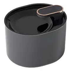 GENERICO - Bebdero Dispensador Agua Fuente Mascotas Color Negro