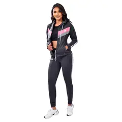 MODA EN CIRCUITO - Conjunto Deportivo o Sudadera Licrada para Mujer con Chaqueta.