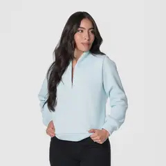 LEC LEE - Buzo De Mujer Casual Azul Claro