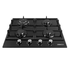 SUECO - Estufa 60 cm 4 Puestos Gas Natural 6401 Vidrio