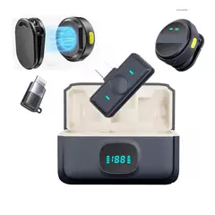 MICRO - Microfono Solapa Inalambrico Boton Moneda iPhone Android
