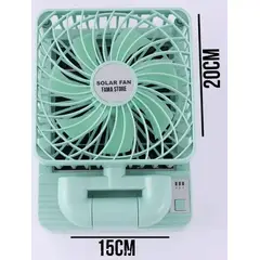 SKY - Ventilador Recargable Con Panel Solar 360°