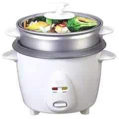 SKY - Olla Arrocera Original Eléctrica Nia 1,8 Litros Vaporera Tapa Vidrio