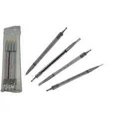 MAZUGI - Set X4und Punzón Decorado Uñas Ideal Para Manicure Perfecto