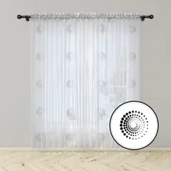 ADVANCE - Pack x2 Cortina Espiral en Velo Muselina 3 mts x 2.10 mts Entero