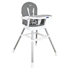 HAPPY BABY - Silla Comedor Bebe Lyra Gris