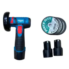 CHICAGO - Mini Pulidora Inalámbrica Portátil Con Doble Batería 12V