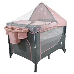 PRIORI - Cuna Colecho Bebe Pro-Max Rosa