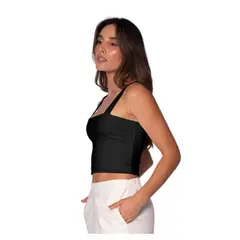 FIORY - TOP MUJER NEGRO 3303