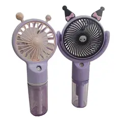 GENERICO - Mini Ventilador Escritorio Humidificador Vapor Carga Tipo C