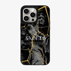 GENERICO - Ultra Safe Case Black Angels para iPhone 15 Plus con MagSafe