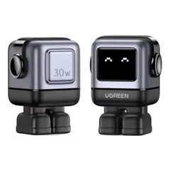 UGREEN - Cargador Carga Rapida Robot Nexode 30W Puerto USB C - Gris