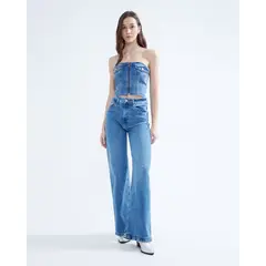 SEVEN SEVEN - Jean Para Mujer Wide-Leg Color Azul Marca #28160848