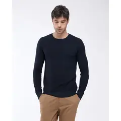 SEVEN SEVEN - Saco Para Hombre Cuello Redondo Color Negro Marca #45330222