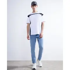 SEVEN SEVEN - Jeans Skinny Tono Claro Para Hombre Azul