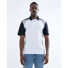 SEVEN SEVEN - Polo Para Hombre Cuello Tejido Color Blanco Marca #45110827