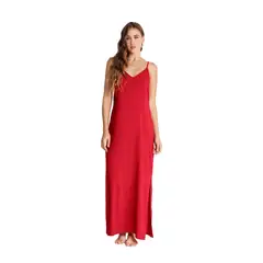 FIORY - VESTIDO LARGO MUJER ROJO 3130