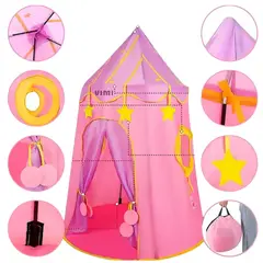 GENERICO - Carpa Castillo Infantil Princesa Facil de Armar