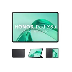 HONOR - Tablet Pad X8a 128GB 4GB Negro + Estuche
