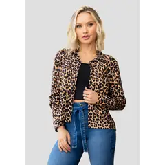 MARKETING PERSONAL - Camisa Mujer Animal-Print Mp 104369