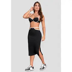 ATYPICAL - Conjunto Mujer Negro 103895
